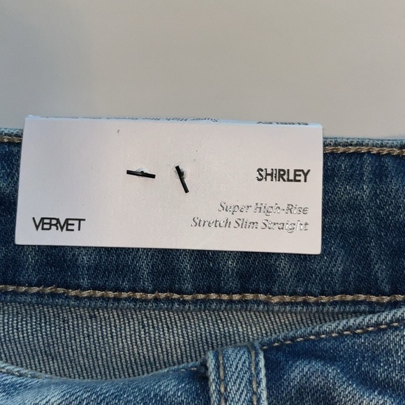 Vervet By Flying Monkey Shirley Super High Rise NWT Size 32 - Picture 10 of 16
